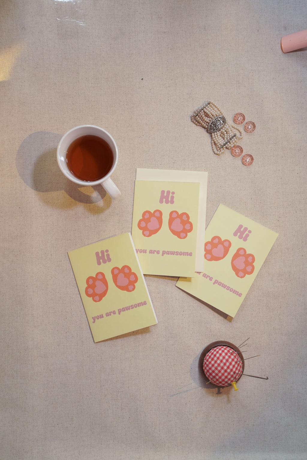 Hi You Are Pawsome Card