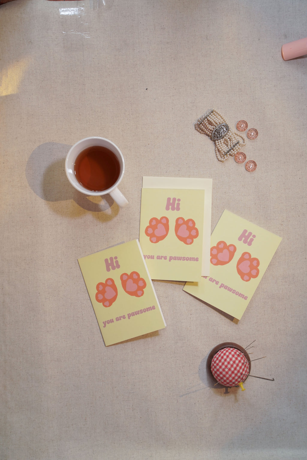 Hi You Are Pawsome Card