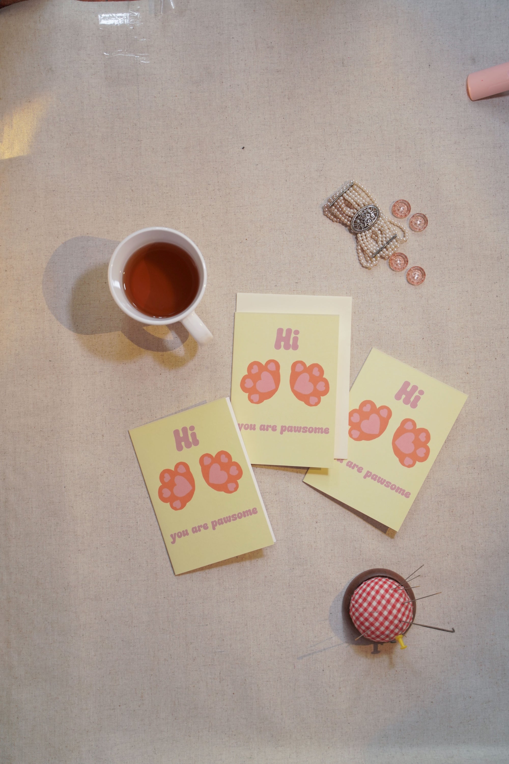 Hi You Are Pawsome Card