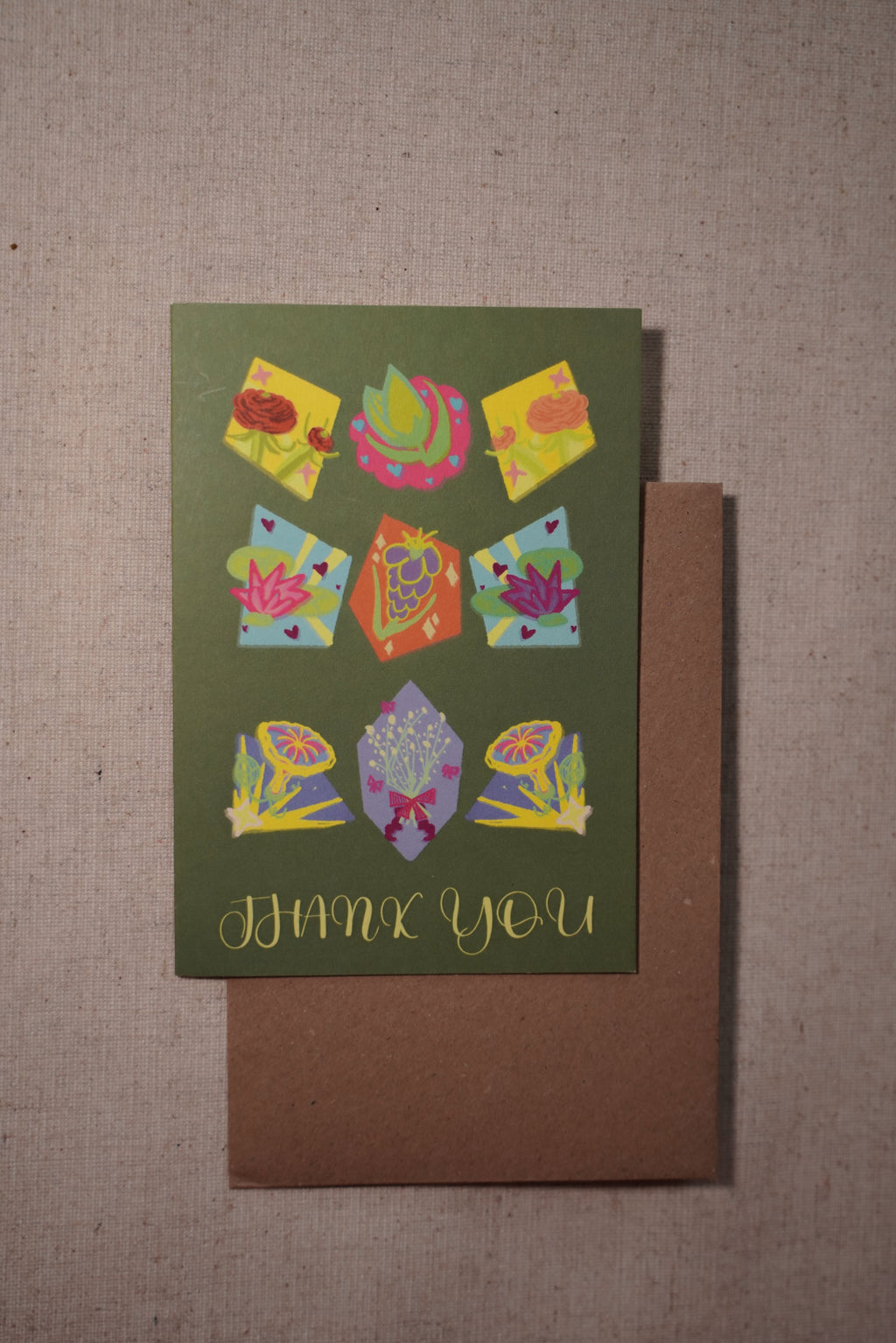 Floral Thank You Card