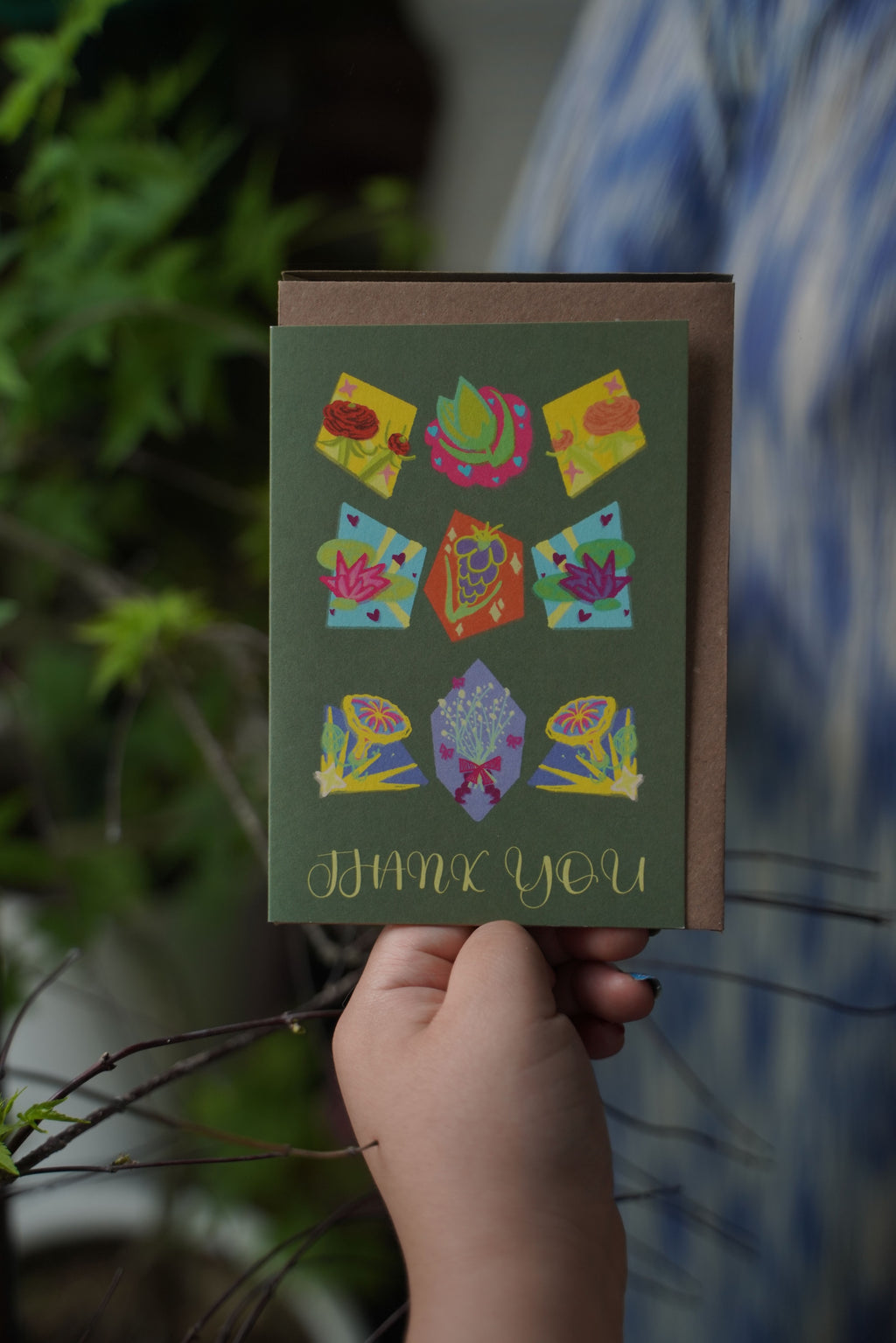 Floral Thank You Card