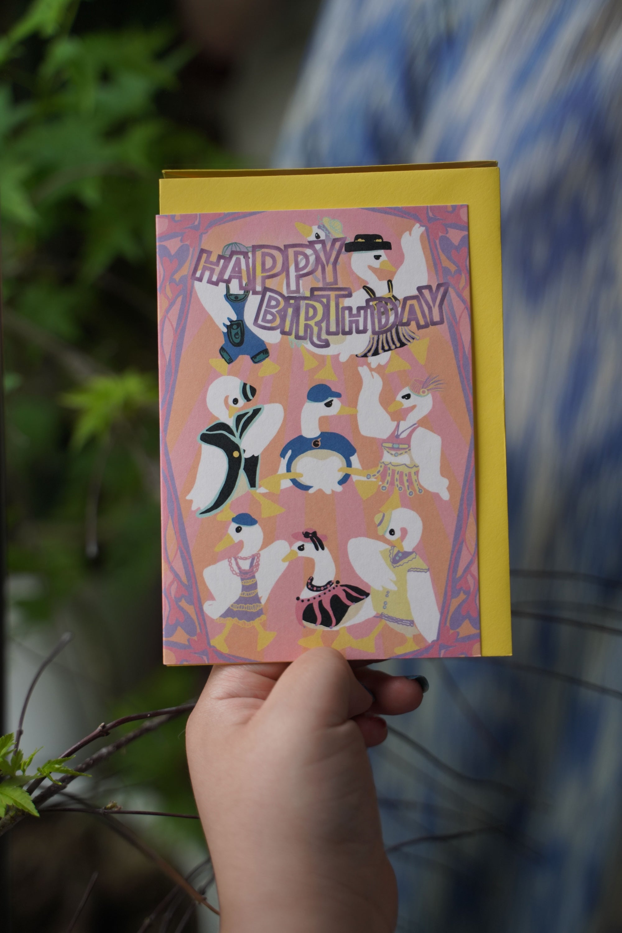 Duck Party Birthday Card