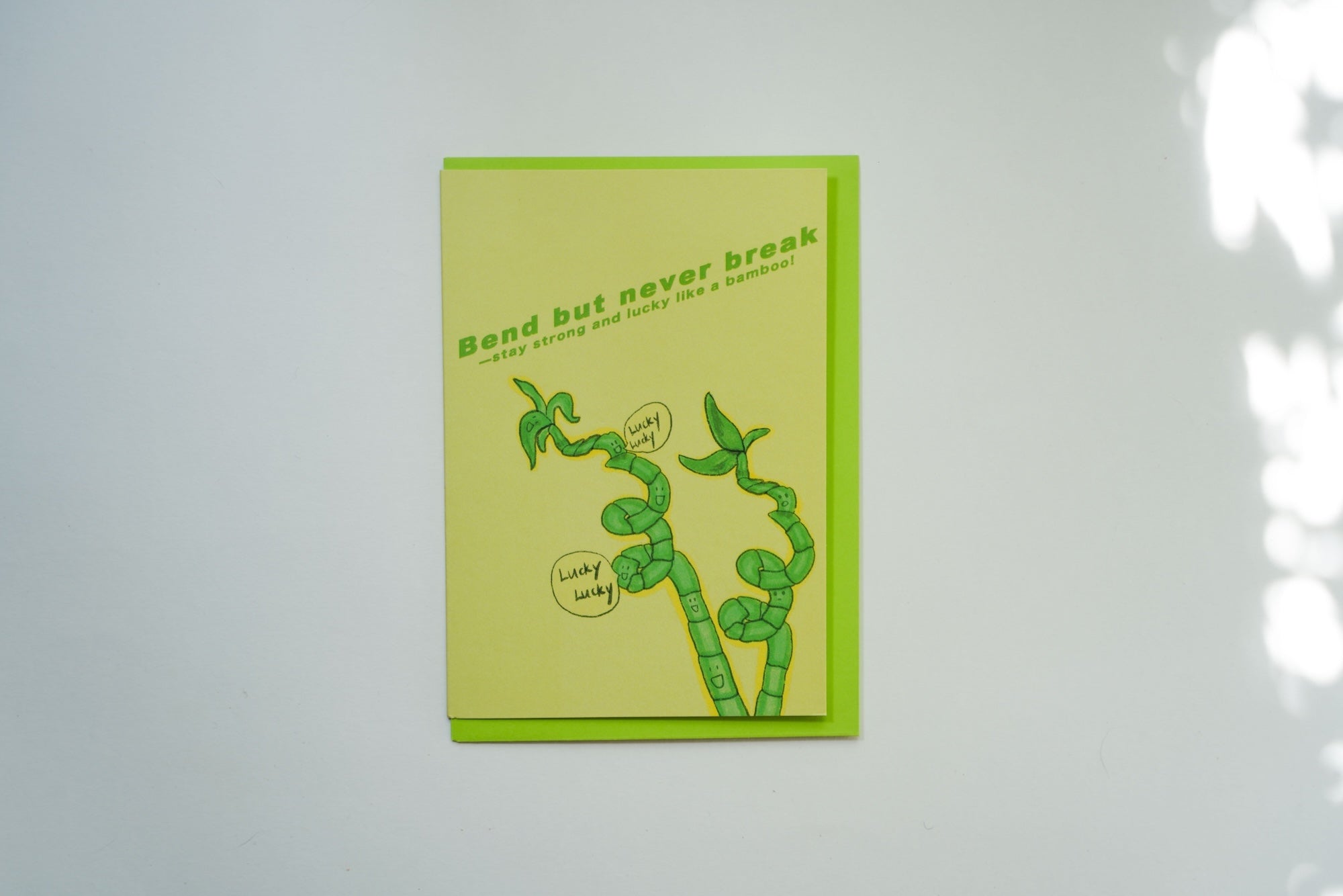 Bend But Never Break Encouragement Card