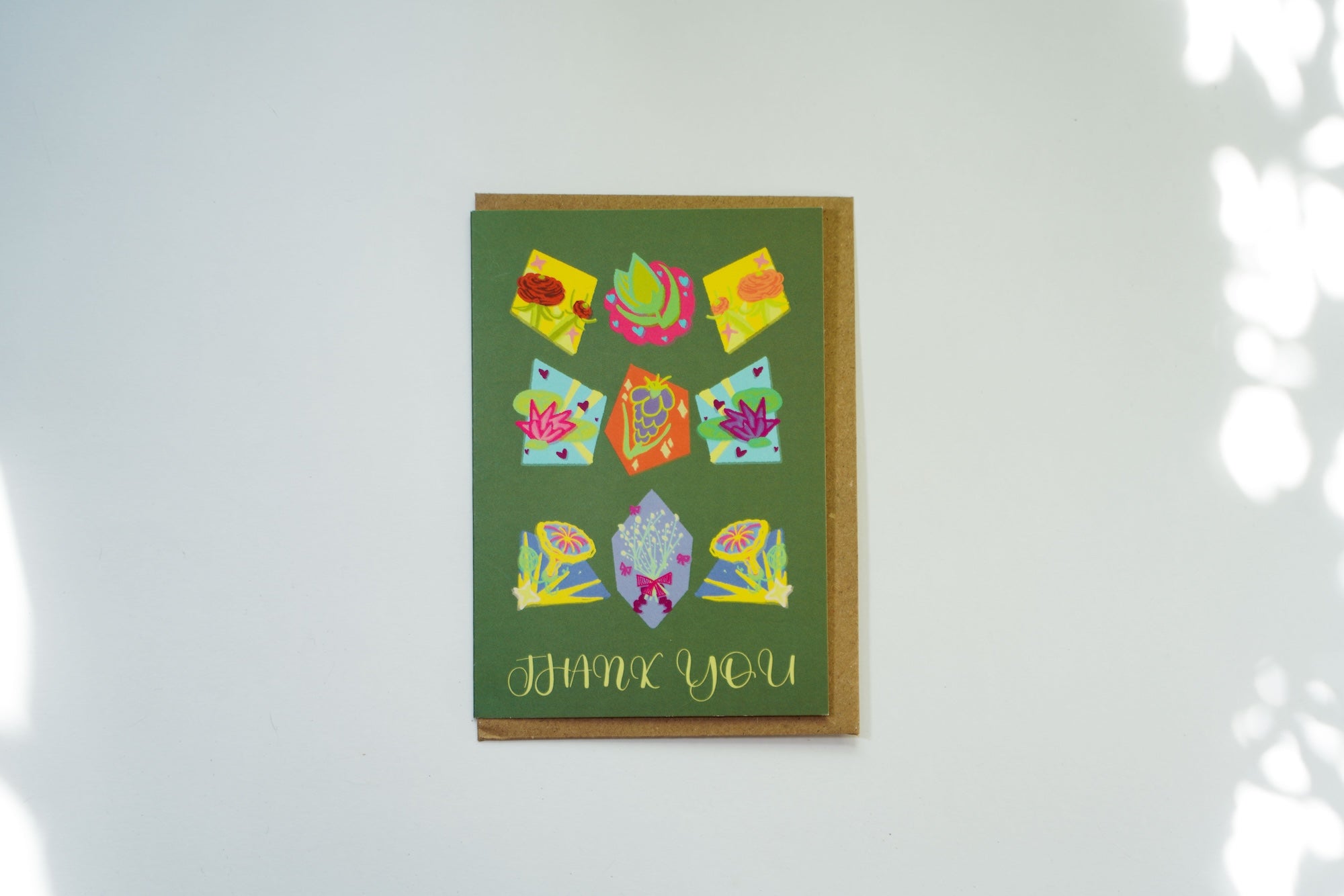 Floral Thank You Card