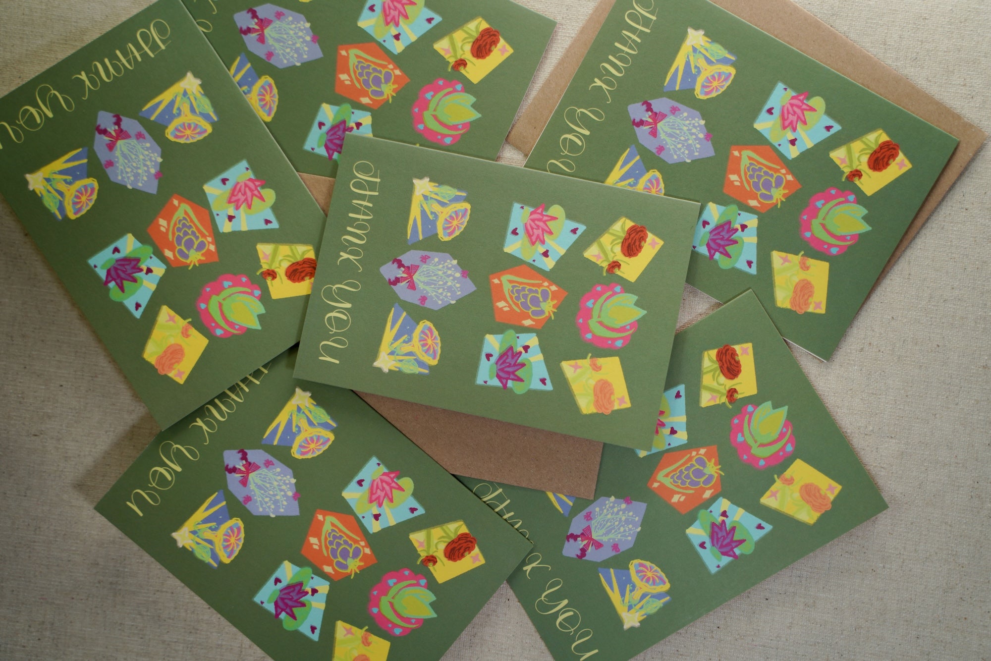 Floral Thank You Card