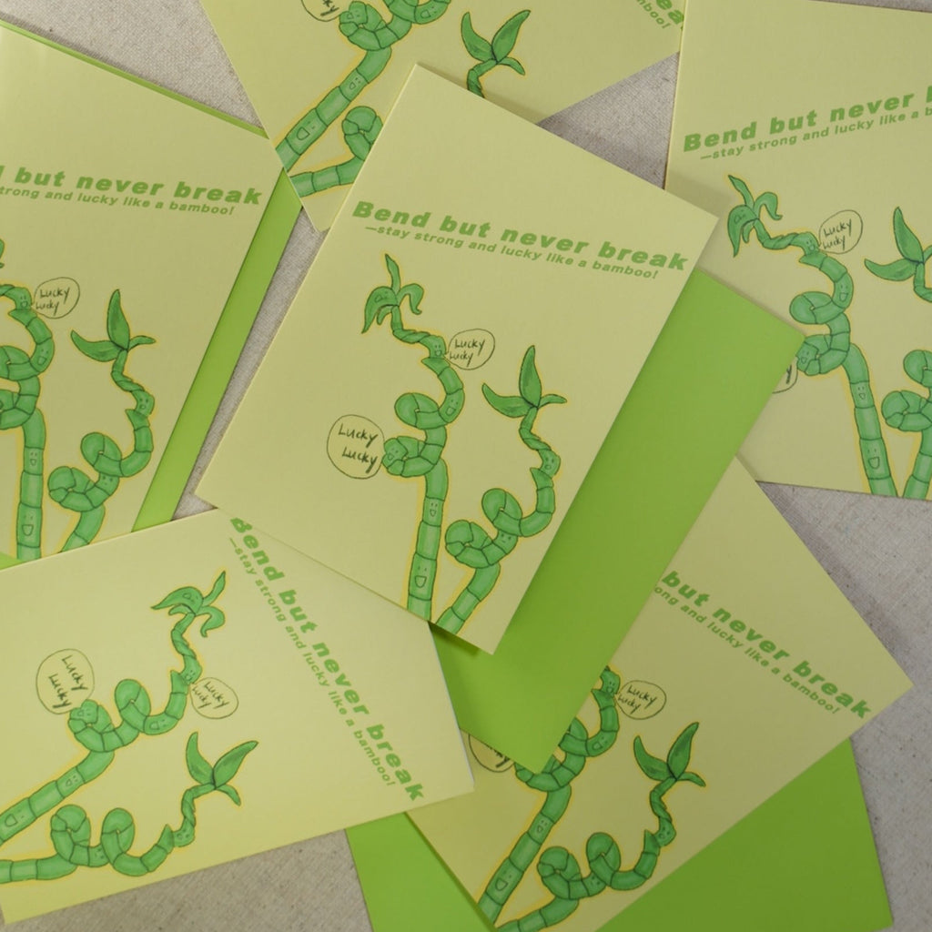 Bend But Never Break Encouragement Card
