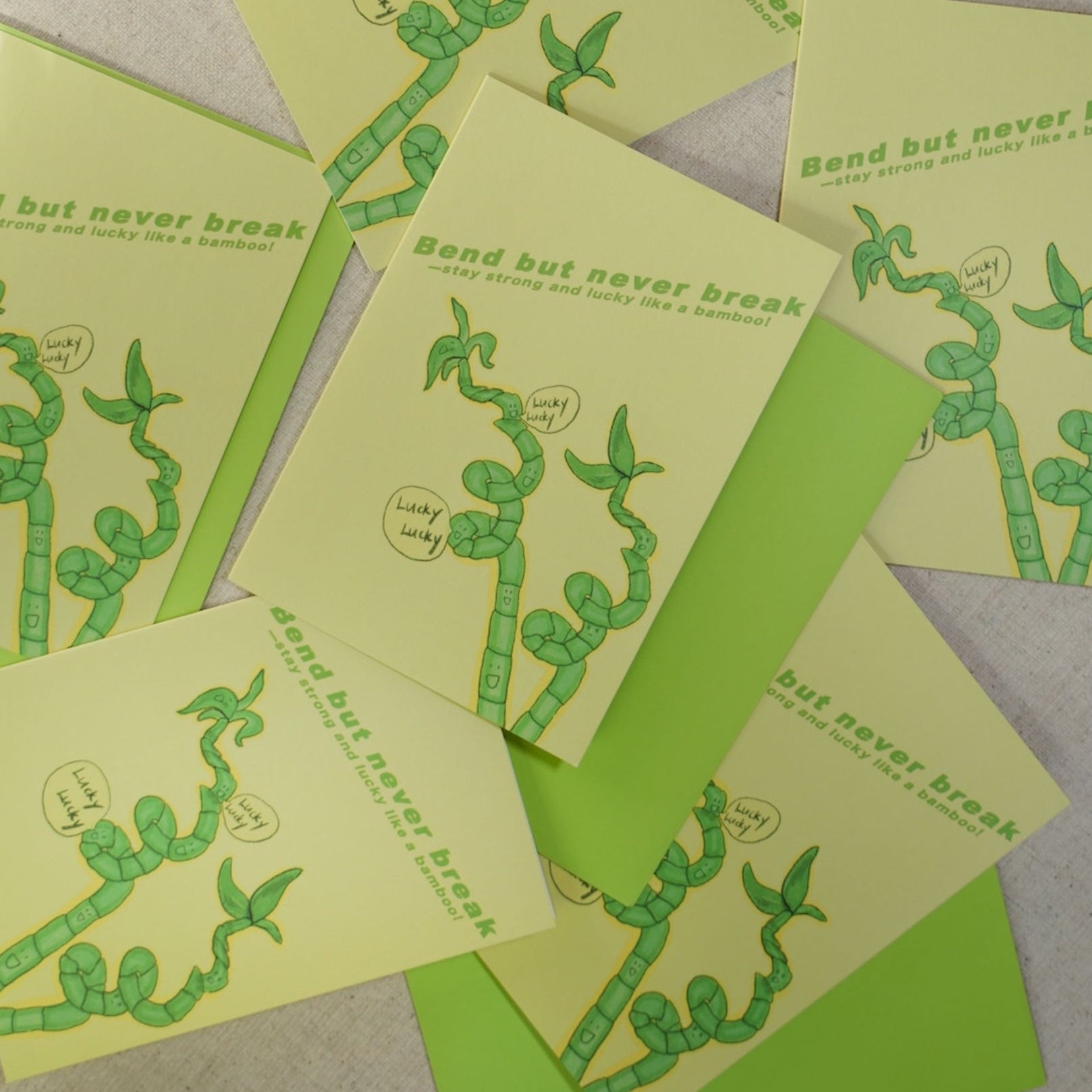 Bend But Never Break Encouragement Card