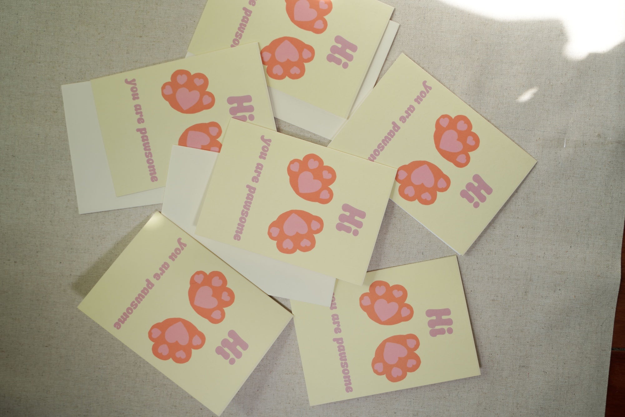 Hi You Are Pawsome Card