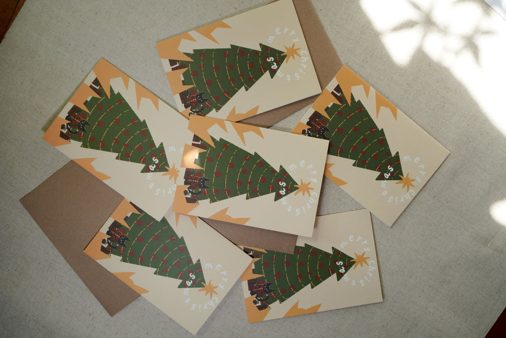 Merry Christmas Cat Card