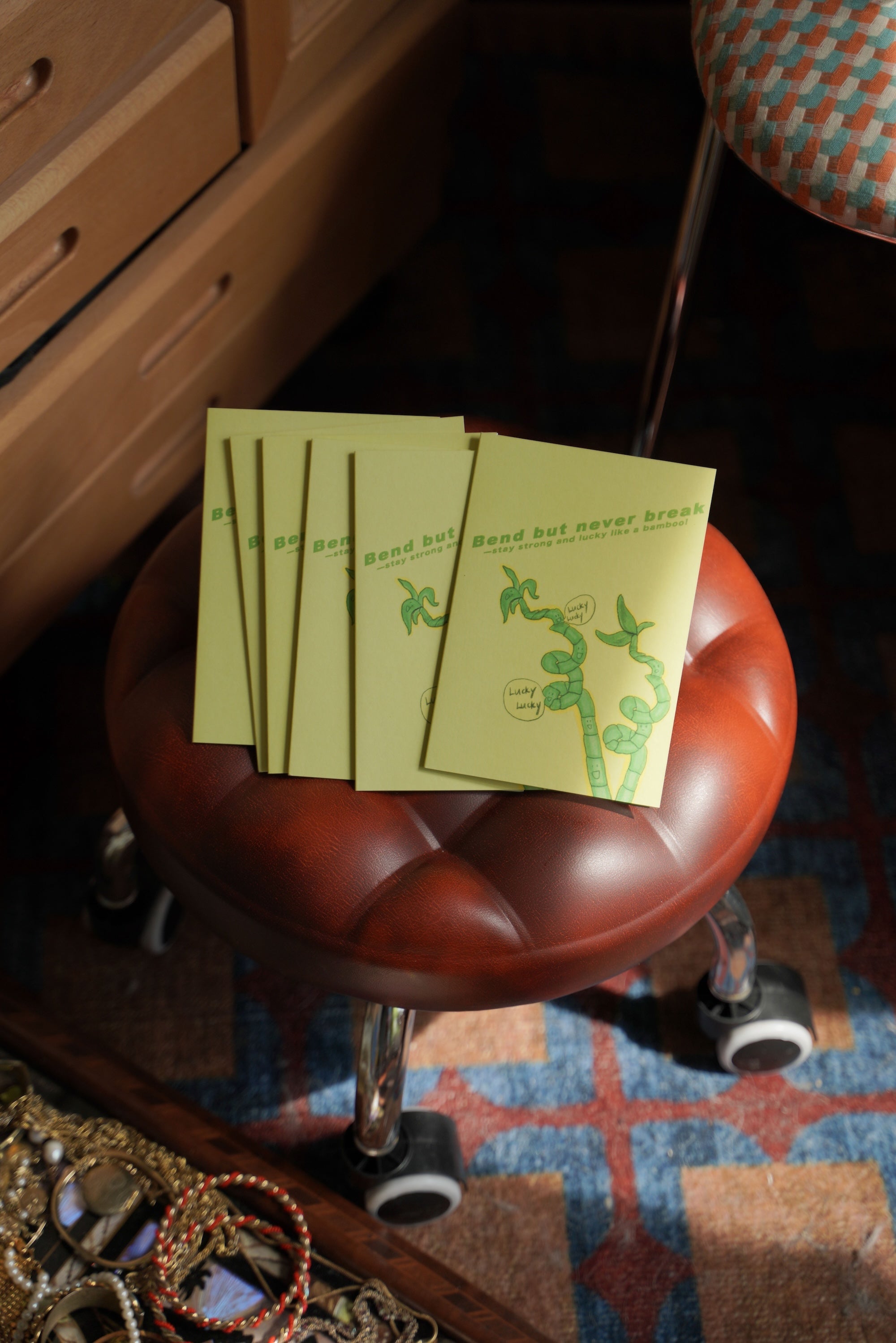 Bend But Never Break Encouragement Card